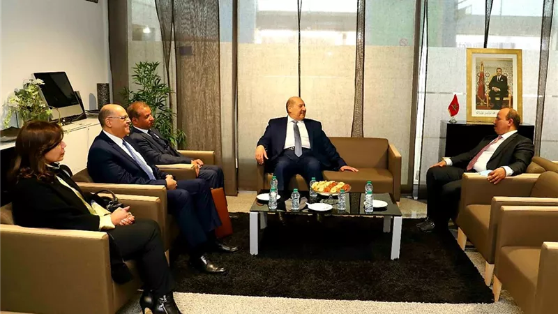رئيس مجلس الشيوخ والوفد المرافق له يصلون المغرب في زيارة رسمية