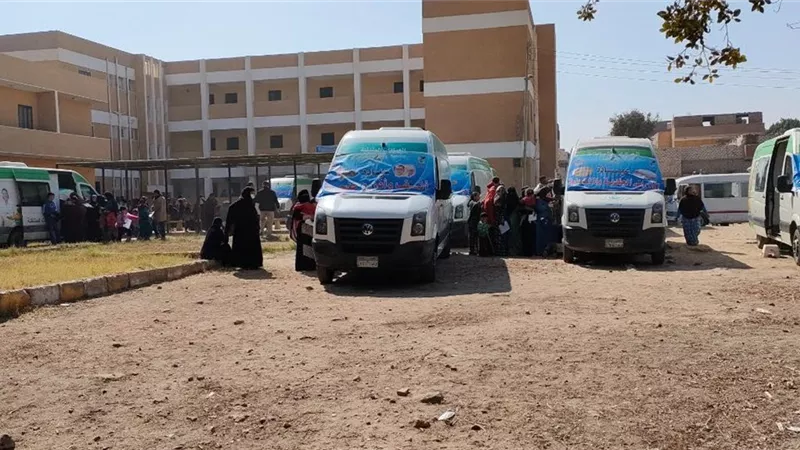 صحة المنيا : قوافل طبية مجانية فى 6 قرى تعالج 12 الف حالة مرضية