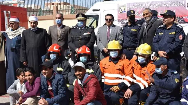 الاحتفال باليوم العالمى للحماية المدنية فى طور سيناء.. بالصور