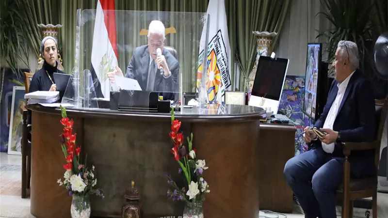 إجتماعات مكثفة لمحافظ جنوب سيناء إستعدادا لمؤتمر المناخ نوفمبر 2022