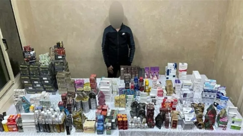 ضبط شخص يتاجر فى الأدوية المهربة جمركيا عبر الانترنت
