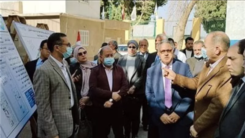 محافظ أسيوط ووفد مجلس النواب يتفقدون أعمال الإحلال والتجديد لمحطة المياه التشيكي