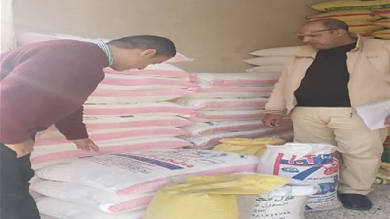 تموين العامرية تضبط طن دقيق فاخر مجهول المصدر