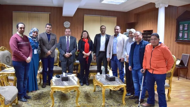 الملتقى الافتراضي للتوظيف بجامعة بنى سويف الافضل