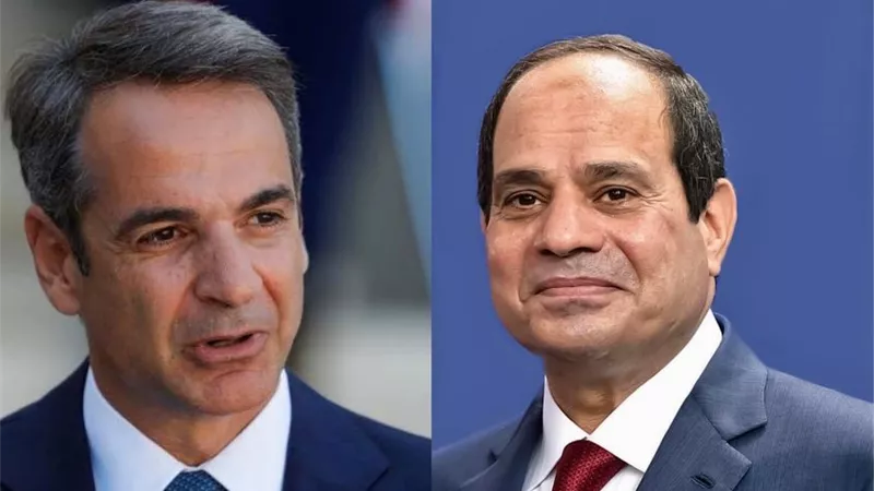 الرئيس السيسى يعقد اجتماعا مع رئيس وزراء اليونان عبر الفيديو كونفرنس