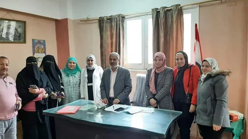 إدارة المشروعات الصغيرة.. فى قافلة تثقيفية لجامعة بنها بقرية طنان