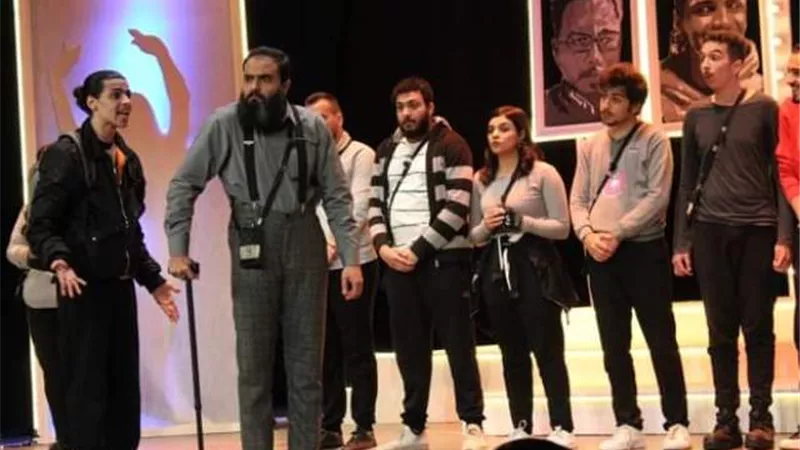 نجاح كبير لطلاب السينما والمسرح بجامعة بدر فى العرض المسرحى 