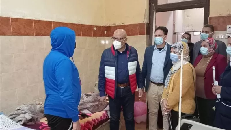 وكيل وزارة الصحه ببنى سويف يتفقد مستشفى الحميات