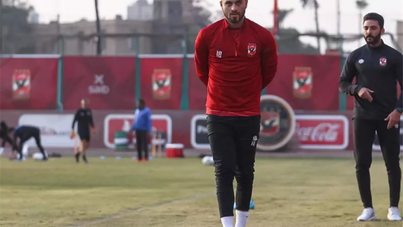 صلاح محسن يبدأ برنامجه التأهيلي بالتتش
