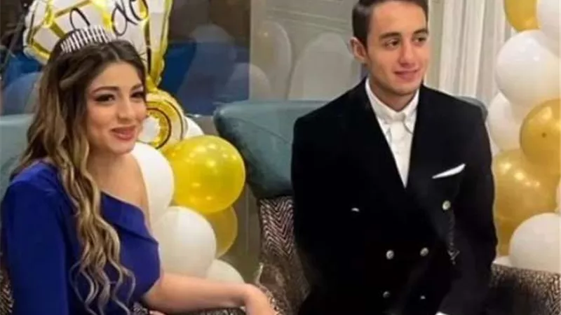 الفنان احمد عنان يحتفل بخطوبته من فتاة خارج الوسط الفني