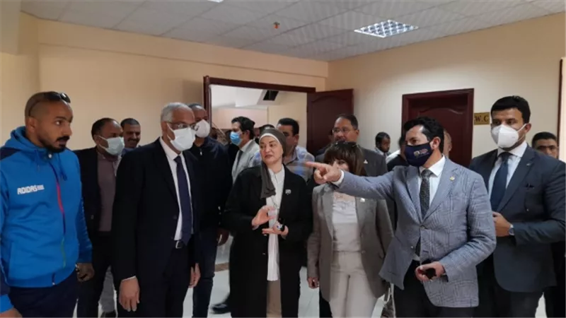 وزير الشباب والرياضة يتفقد أعمال تطوير المدينة الشبابية ومركز التعليم المدنى بالطود جنوب الأقصر