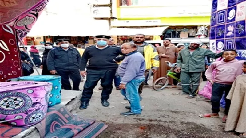 حملة مرافق موسعة لإزالة التعديات والإشغالات بمدينة الأقصر