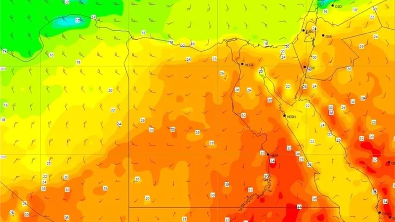 الارصاد : ارتفاع في درجات الحرارة علي كافة الأنحاء