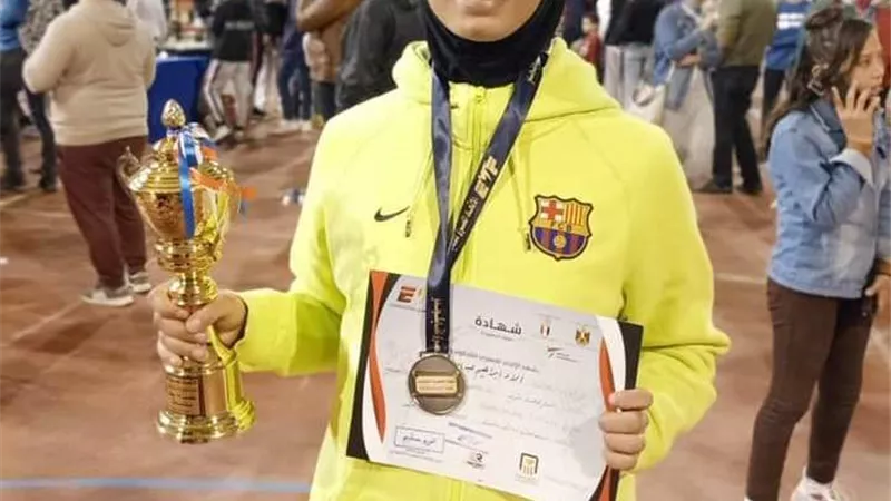 بطلة العالم فى التايكوندو على أعتاب منتخب مصر