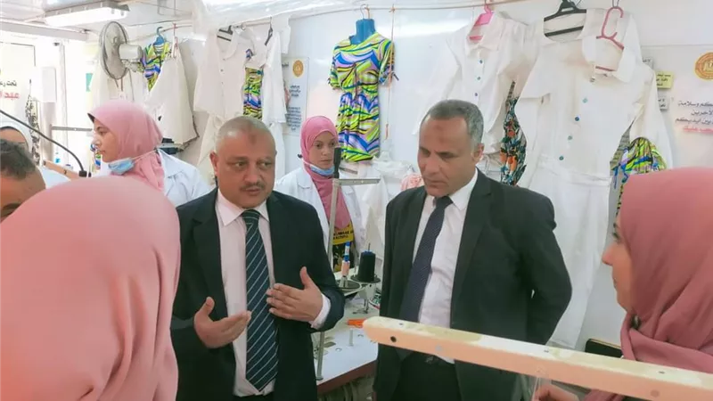 وفد برنامج الأغذية العالمي يشيد بجهود القوى العاملة ببني سويف