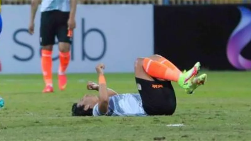 اصابة عمرو جمال مهاجم فاركو بقطع فى الرباط الصليبى