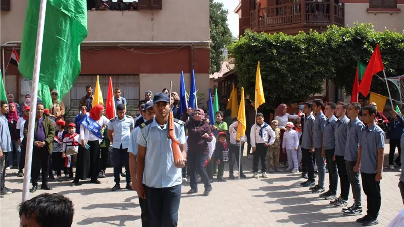 طلاب الجيزة احتفلوا بيوم الشهيد