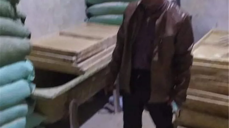 حمله صحيه على أسواق سمسطا