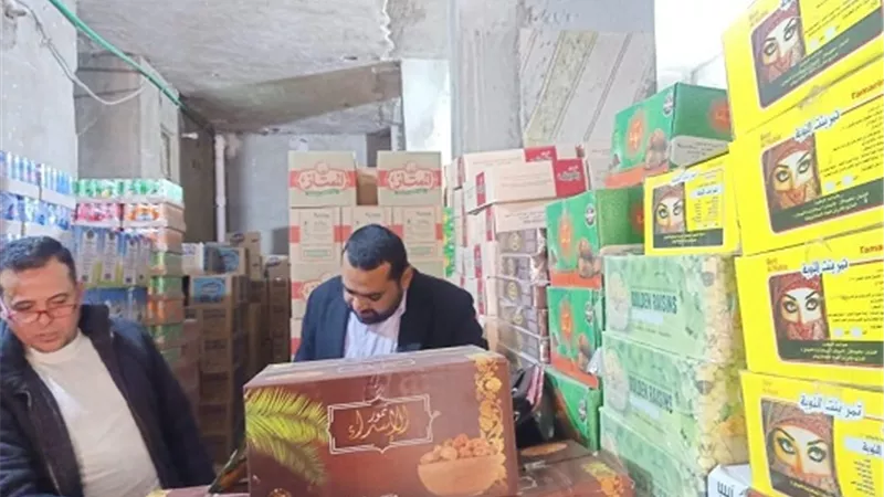 اعدام أغذيه وتحرير 35 محضر بالقصاصين