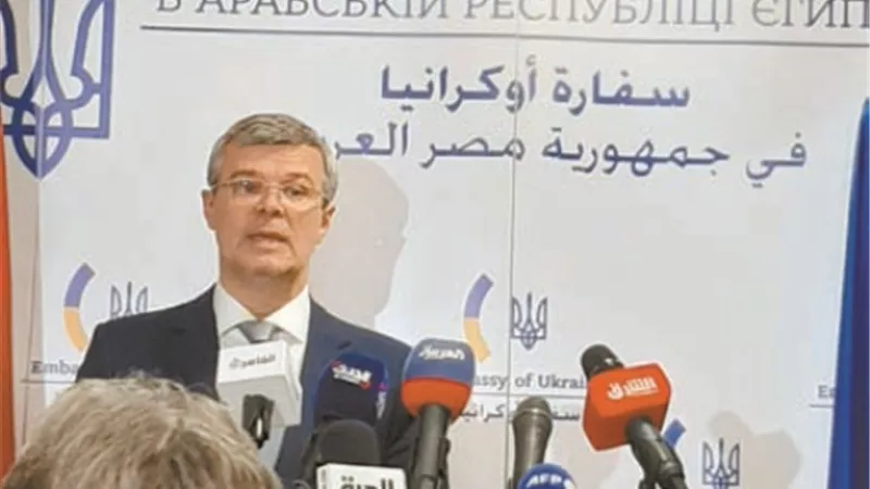 القائم بأعمال السفير الأوكراني بالقاهرة: نرحب بجهود الرئيس السيسى.. لوقف الحرب في أوكرانيا