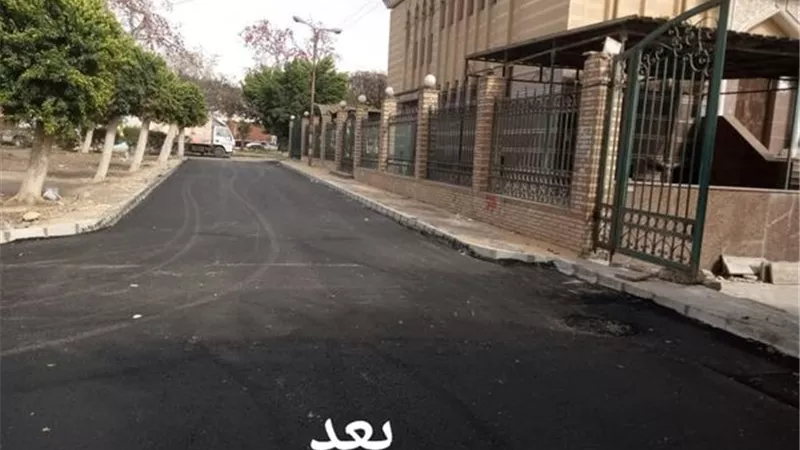استكمال رصف شوارع حي ثان الإسماعيلية ..صور