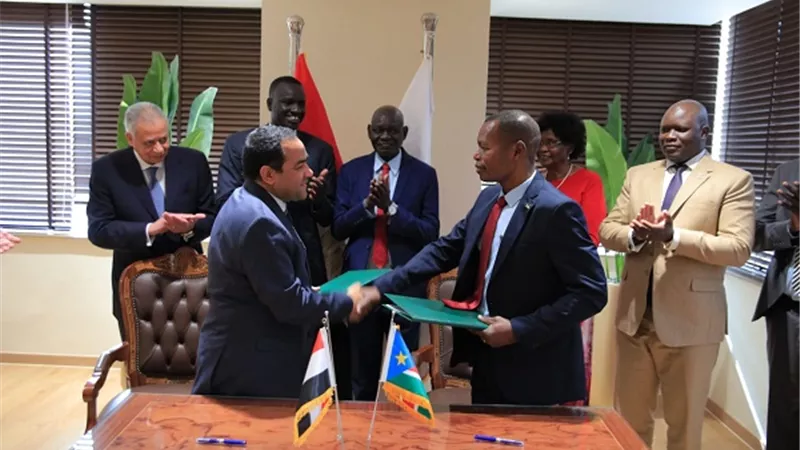 لتعزيز التعاون..توقيع برتوكول مشترك بين التنظيم والادارة ودولة جنوب السودان