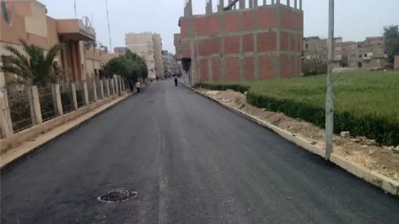 متابعات ميدانية لأعمال الرصف والتطوير بشوارع المنوفية .. صور