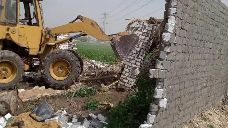 إزالة 489 حالة تعد في بنى سويف خلال أسبوع..صور