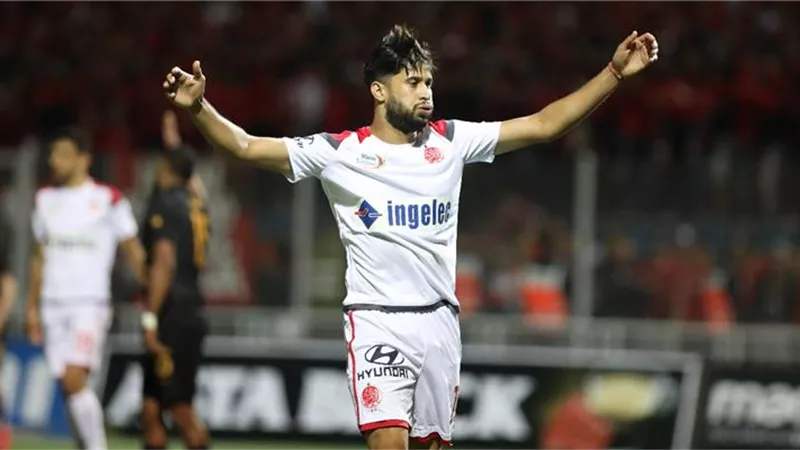 يحيى جبران يحرز الهدف الاول لـ الوداد فى مرمى الزمالك بدورى ابطال افريقيا