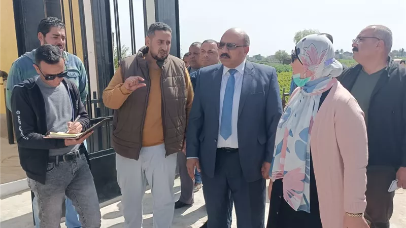 بدء التشغيل التجريبي لمحطة صرف صحي عرب أبوقاسم بالإسماعيلية..صور