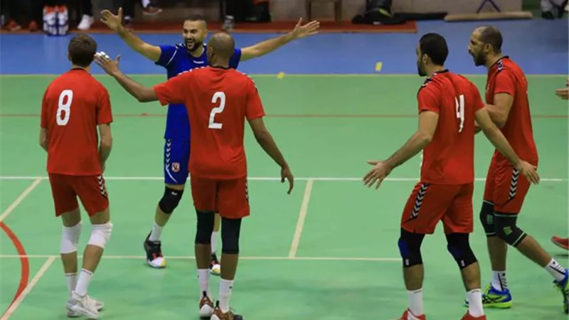 رجال طائرة الأهلى يفوز على طلائع الجيش فى الدورى