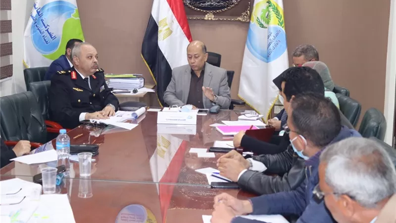 اجتماع مياه اسيوط والقابضة وترسانة الإسكندرية لمتابعة تطورات الموقف التنفيذي بمحطة عرب المدابغ