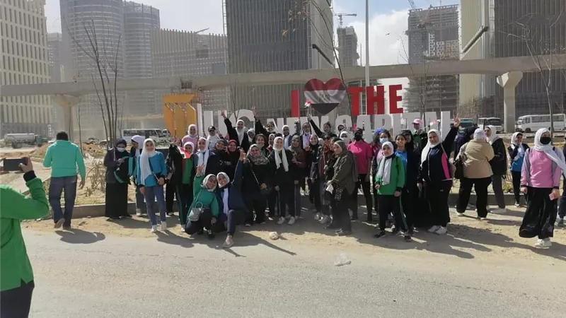 جهاز القاهرة الجديدة ينظم زيارة لوفد طلابي للعاصمة الإدارية
