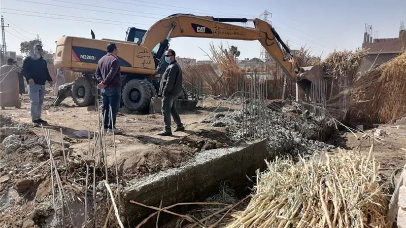 محافظ أسيوط: إزالة فورية لتعدي على أرض زراعية بقرية بني مر بمركز الفتح