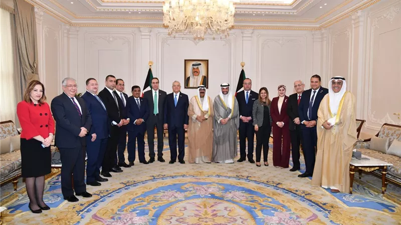 جبالي يلتقي ولي عهد دولة الكويت