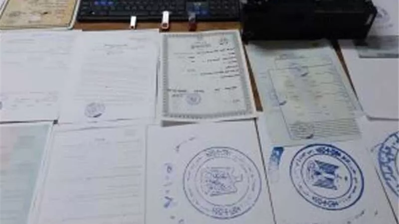 ضبط شخصين لتزويرهما المحررات الرسمية وترويجها بين المواطنين داخل وحدة مرور .. بالقاهرة