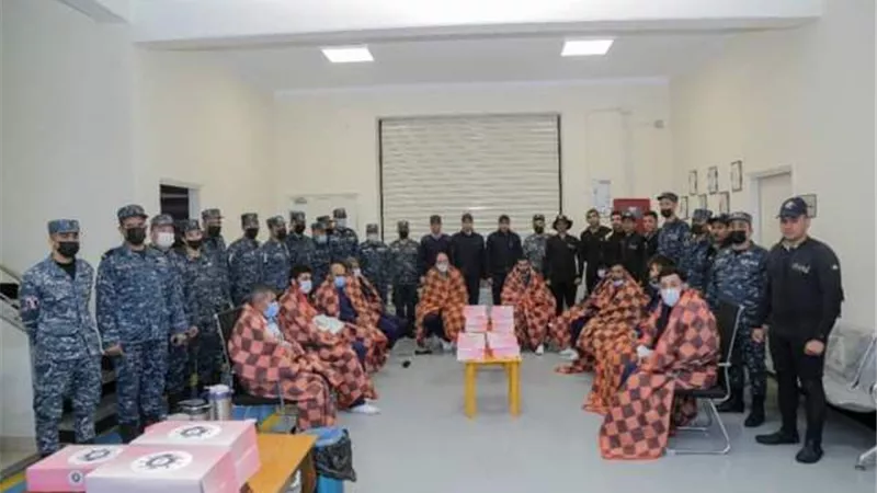 القوات البحرية تنجح في إنقاذ طاقم سفينة نقل بضائع بعد تعرضها للغرق أمام سواحل الإسكندرية