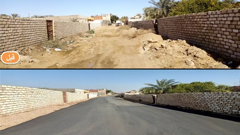 محافظة الجيزة .. رصف وتطوير ٣ محاور مرورية بالواحات البحرية بتكلفة ٨ مليون جنيه