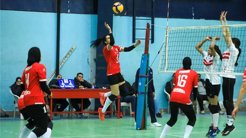 الأهلي يهزم الزمالك بثلاثية في دوري الطائرة للسيدات