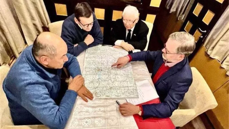 3 رؤساء حكومات أوروبية في كييف
