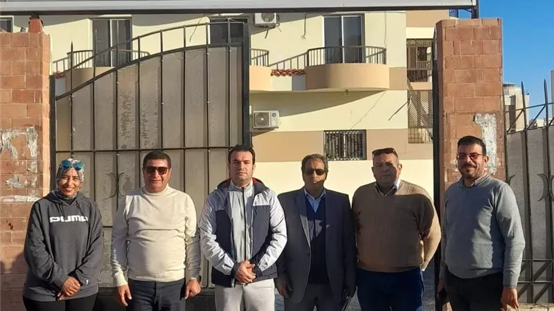 مدير مديرية الشباب والرياضه بالبحرالأحمر يستقبل المتحدث الرسمي للوزارة