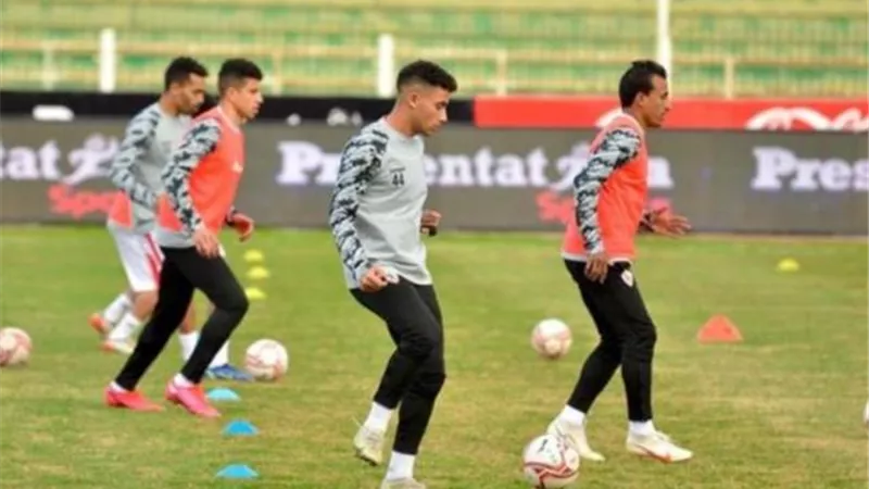 تقسيمة قوية للاعبي الزمالك استعدادا لمواجهة بطل إنجولاً