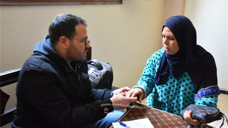 جامعة السادات تنظم قافلة طبية بقرية شبرا زنجى مركز الباجور بالمنوفية
