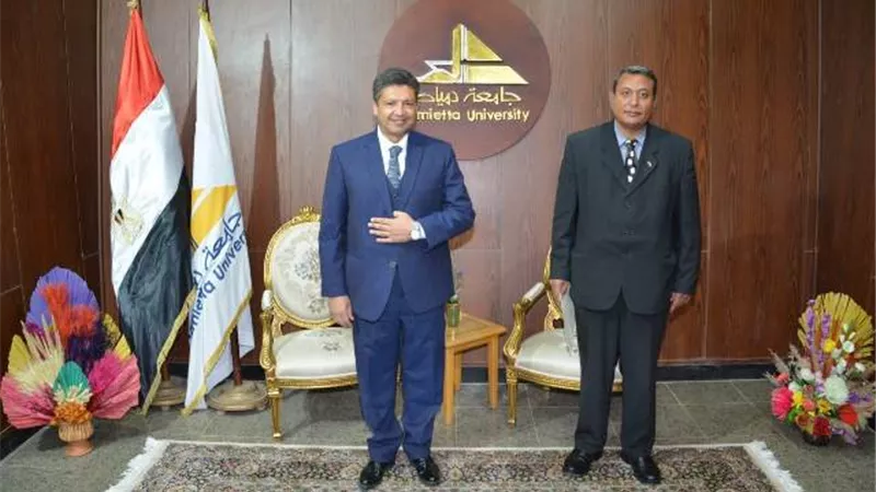 خضر نائبا لرئيس جامعة دمياط لشئون خدمة المجتمع وتنمية البيئة