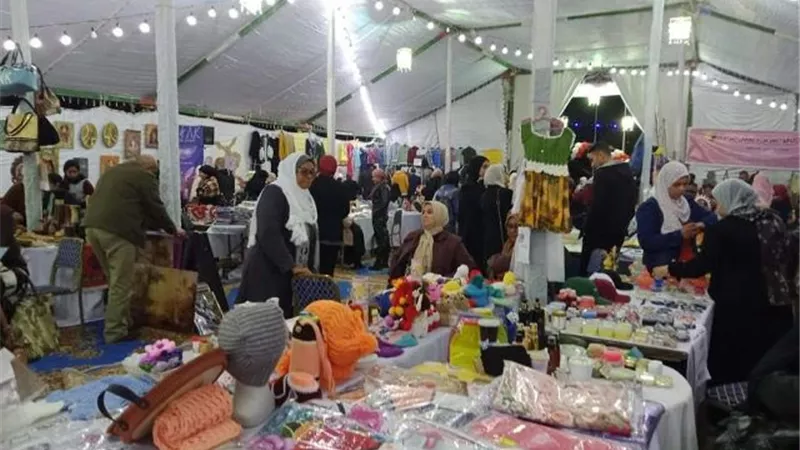 جامعة القناة تشارك في معرض مشروعك مستقبلك للحرف اليدوية