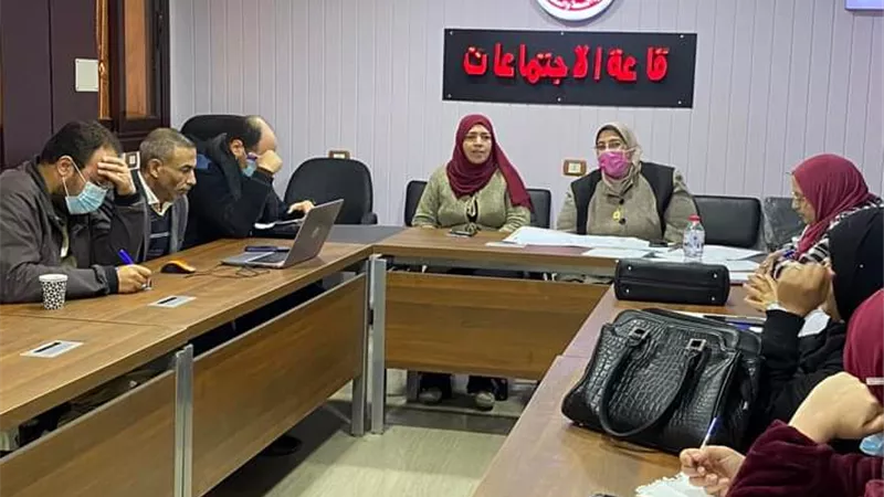صحة القليوبية تناقش خطط حملة التطعيم ضد شلل الاطفال