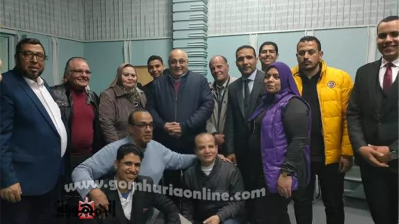فريق كورال جامعة السادات في ضيافة الإذاعة المصرية