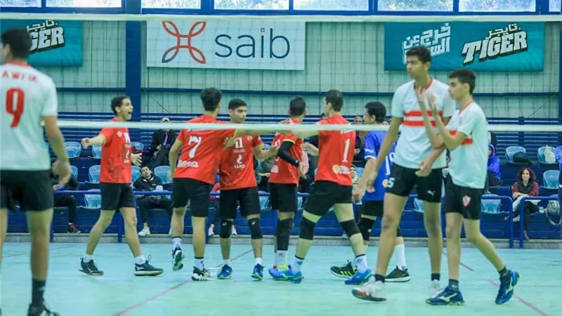 الأهلى يفوز على الزمالك فى بطولة الجمهوية للطائرة تحت 15 سنة