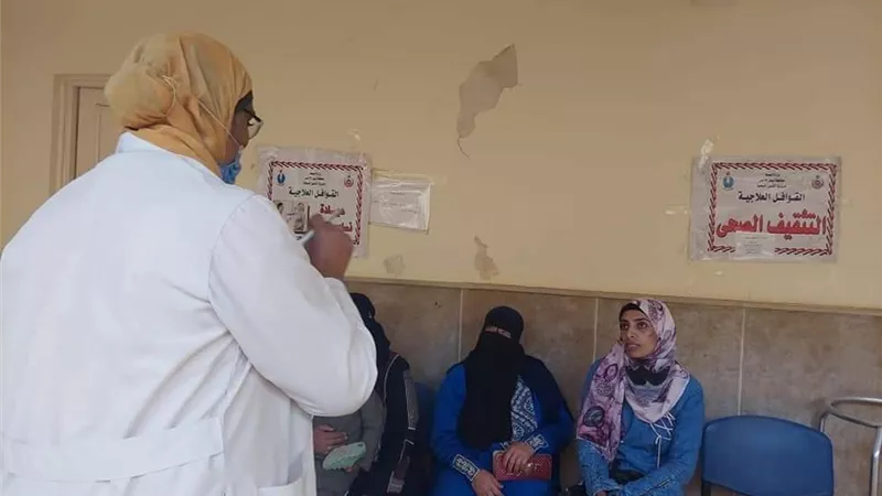 قافلة طبية بمركز صحة أسرة مرسى علم والكشف علي ٢٣١ مواطن