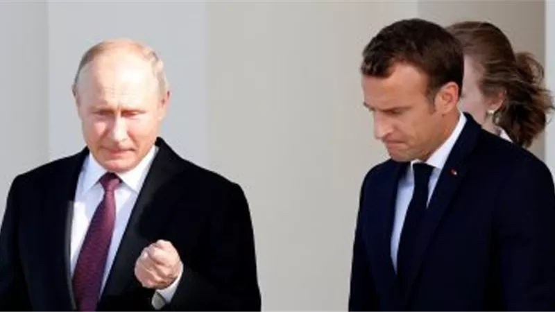 بوتين يبحث مع ماكرون الوضع في أوكرانيا